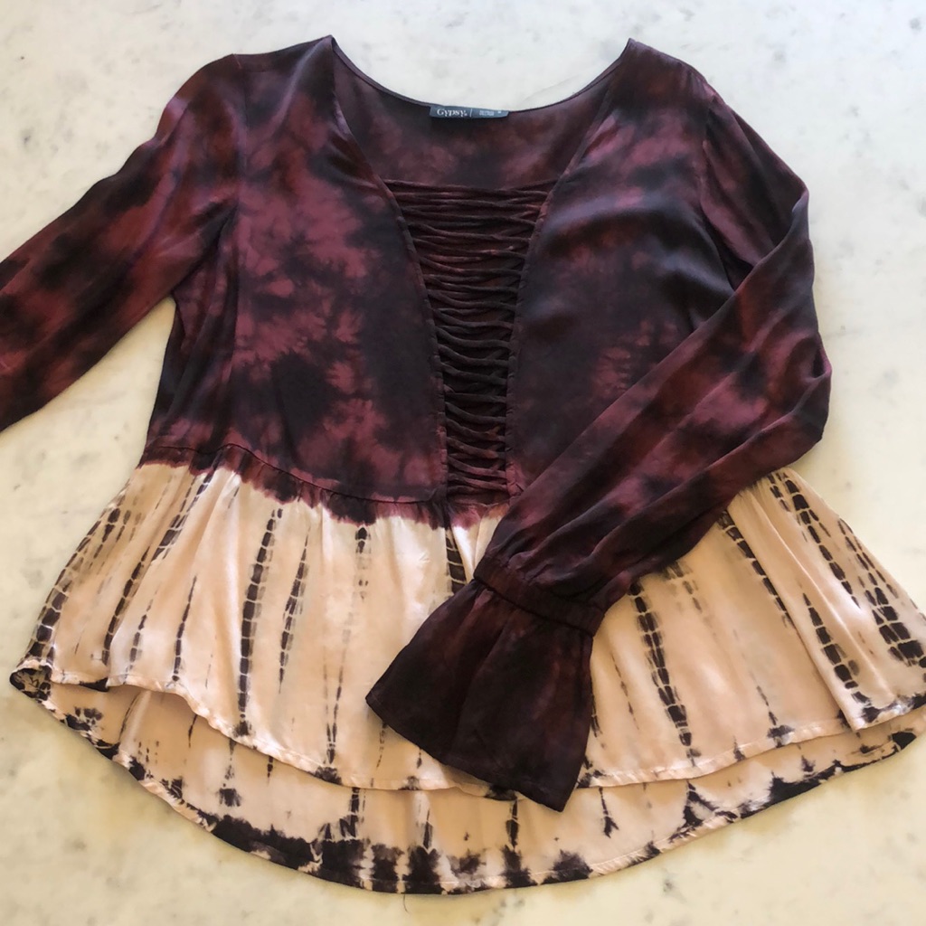Gypsy 05 Silky Tie Dye Blouse